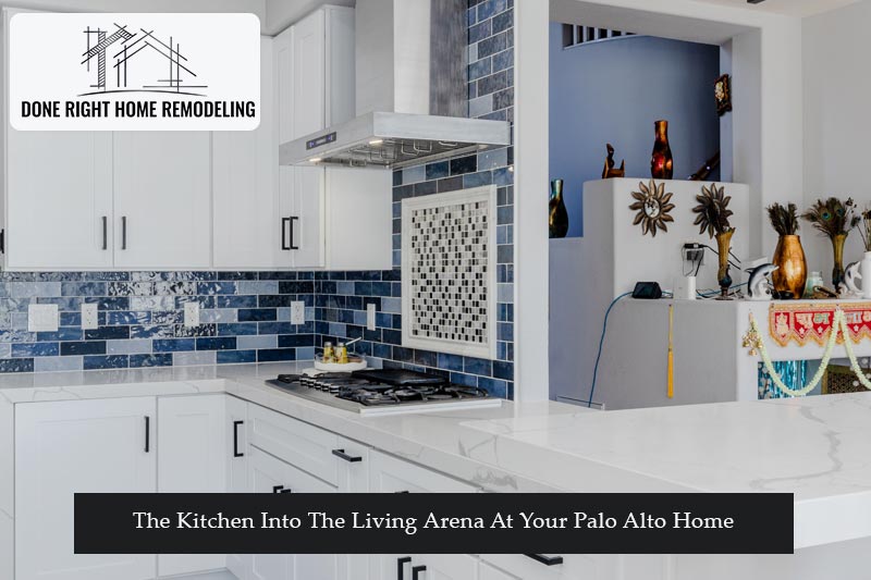 The Kitchen Into The Living Arena At Your Palo Alto Home