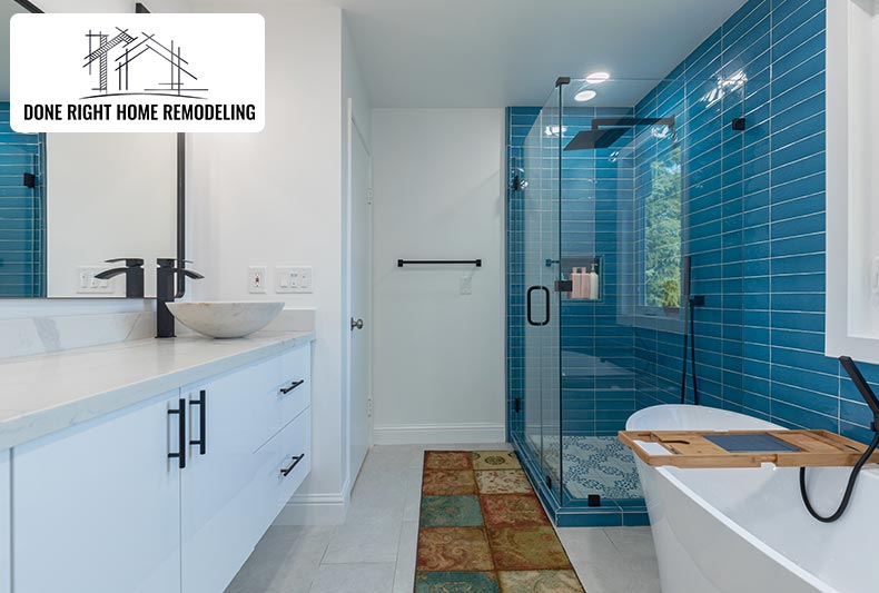 Smart Monochromatic Bathroom