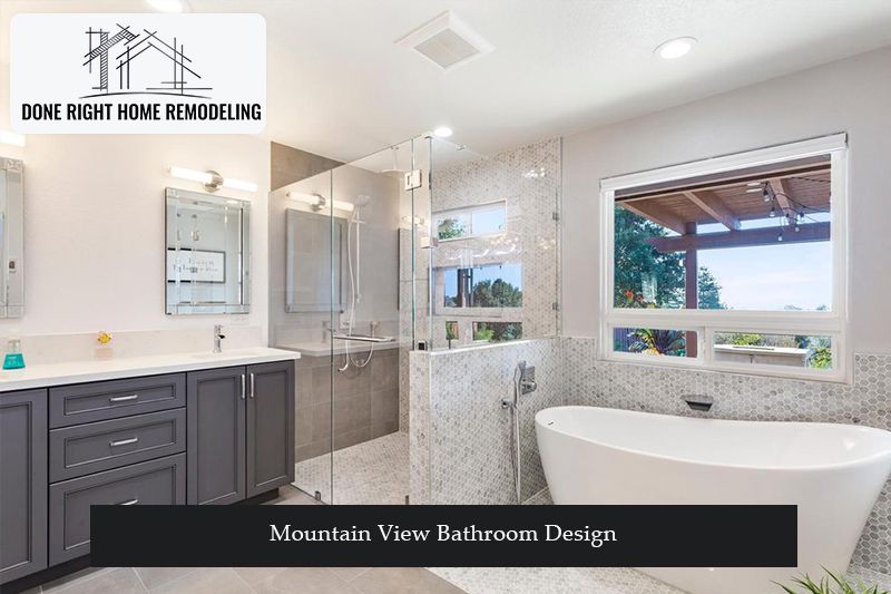 Mountain View Bathroom Design